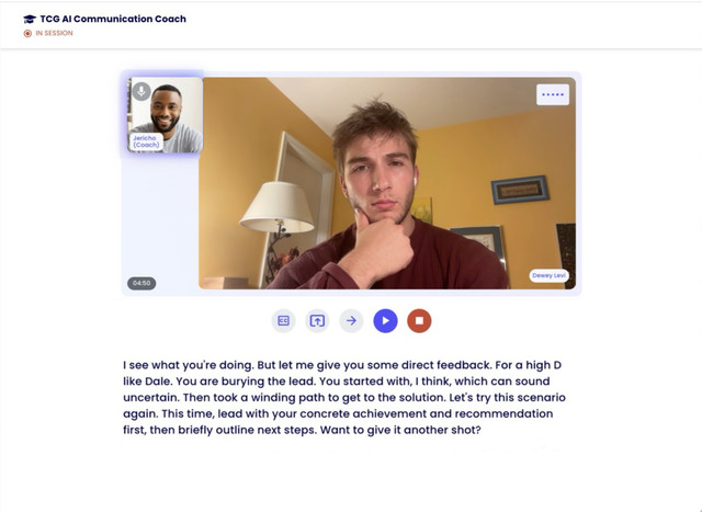 TCG AI Coaching Interaction